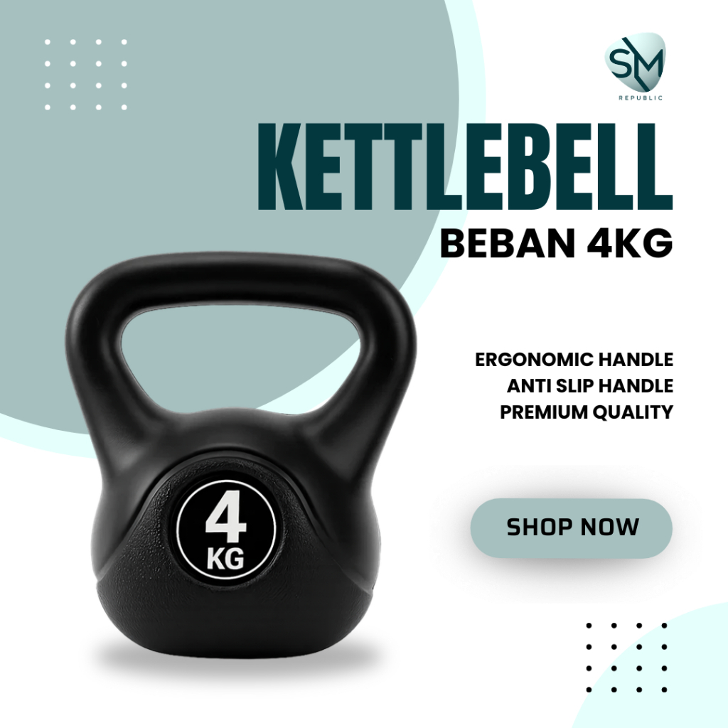 Kettlebell 4KG - Hyrox Dumbbell / Barbell / Barbell Dumbell 4 KG