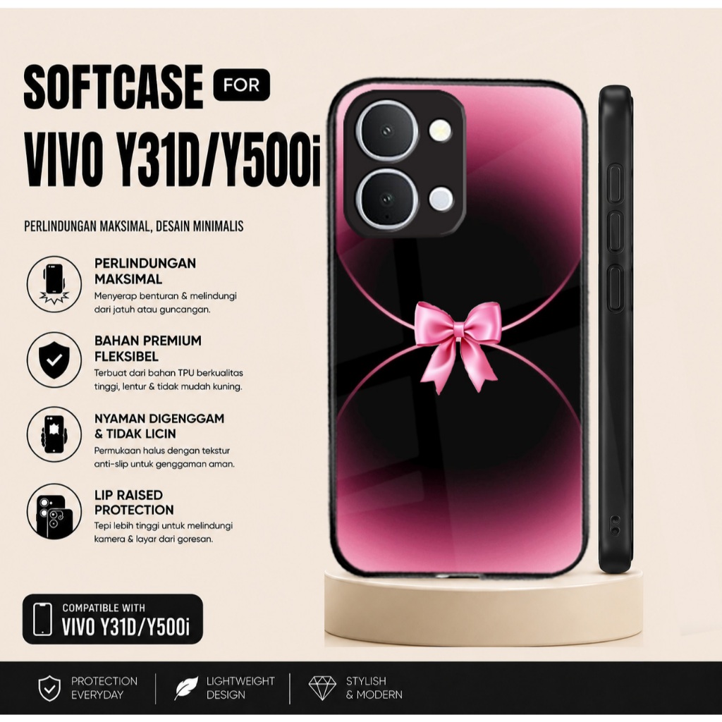 กรณี Hp สําหรับ Vivo Y31D Y500i Y31D Pro ปลอกและตัวป้องกันกล้อง Vivo Y31D Softcase Vivo Y31D ซิลิโคน