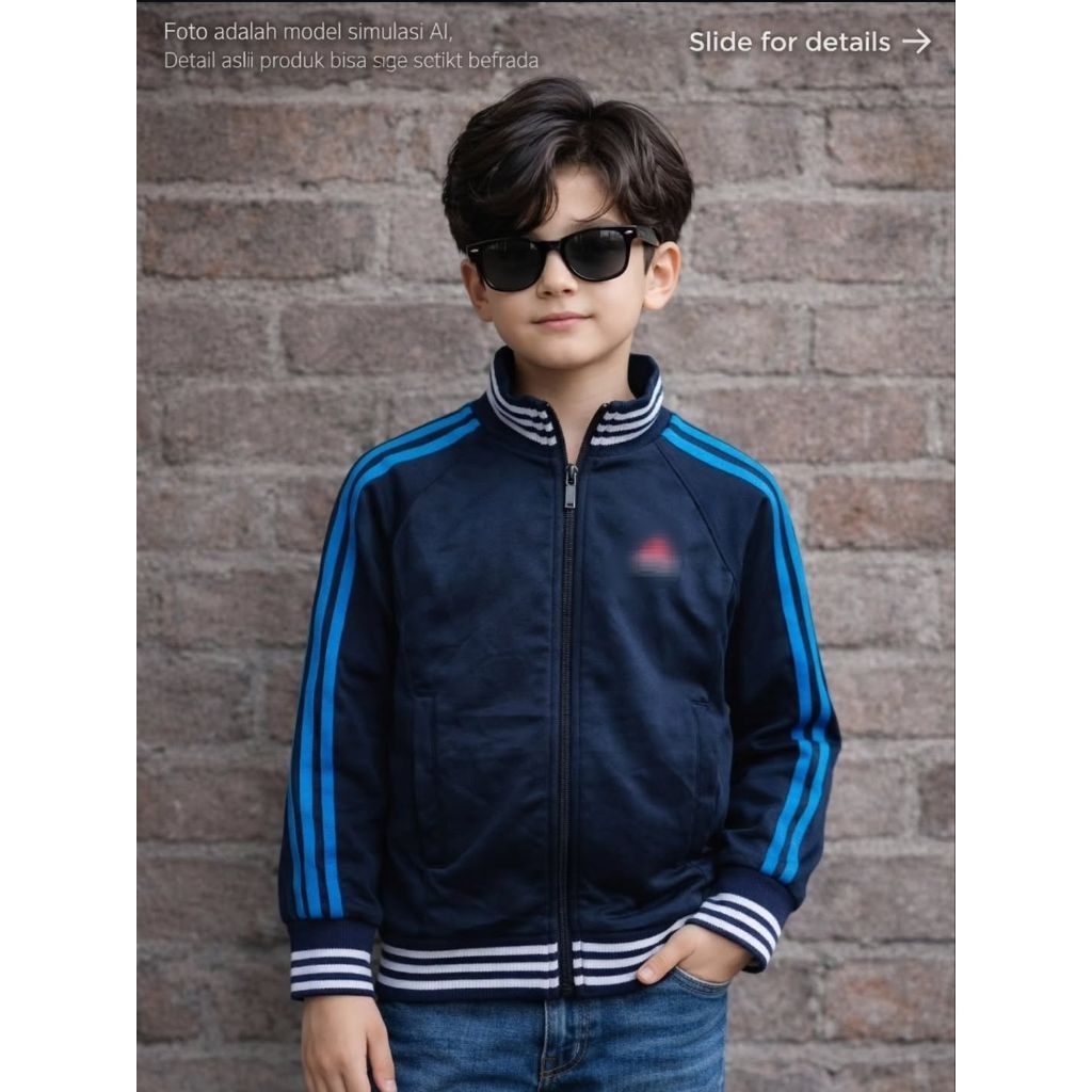 AD*DAS OR1 Tracktop Jacket ขนาด 10 อายุ 7-8 ปี (P54 X L44)