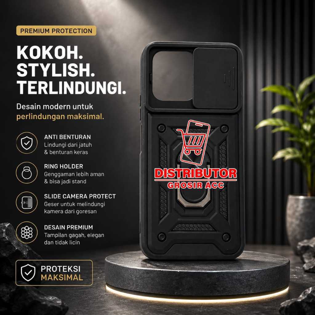 OPPO A6X OPPO A6X PRO OPPO A6T CASE TRANSFORMER SLIDE BLACK EDITION CASE ROBOT CASE OPPO A6X OPPO A6