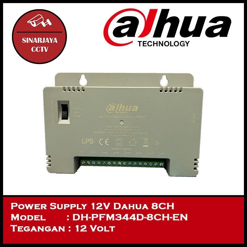 DAHUA 8-CHANNEL SWITCHING POWER SUPPLY 8PORT/8CH กล้องวงจรปิด ADAPTER สําหรับกล้องวงจรปิด