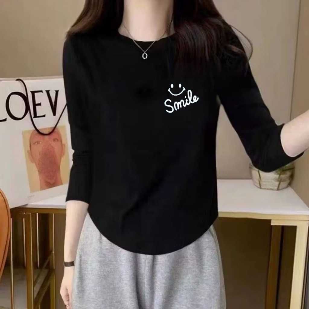 เสื้อยืดแขนยาวผู้หญิง Natasya | เสื้อยืดแขนยาวผู้หญิง | การพิมพ์ระดับพรีเมียม Distro Spandex วัสดุ |