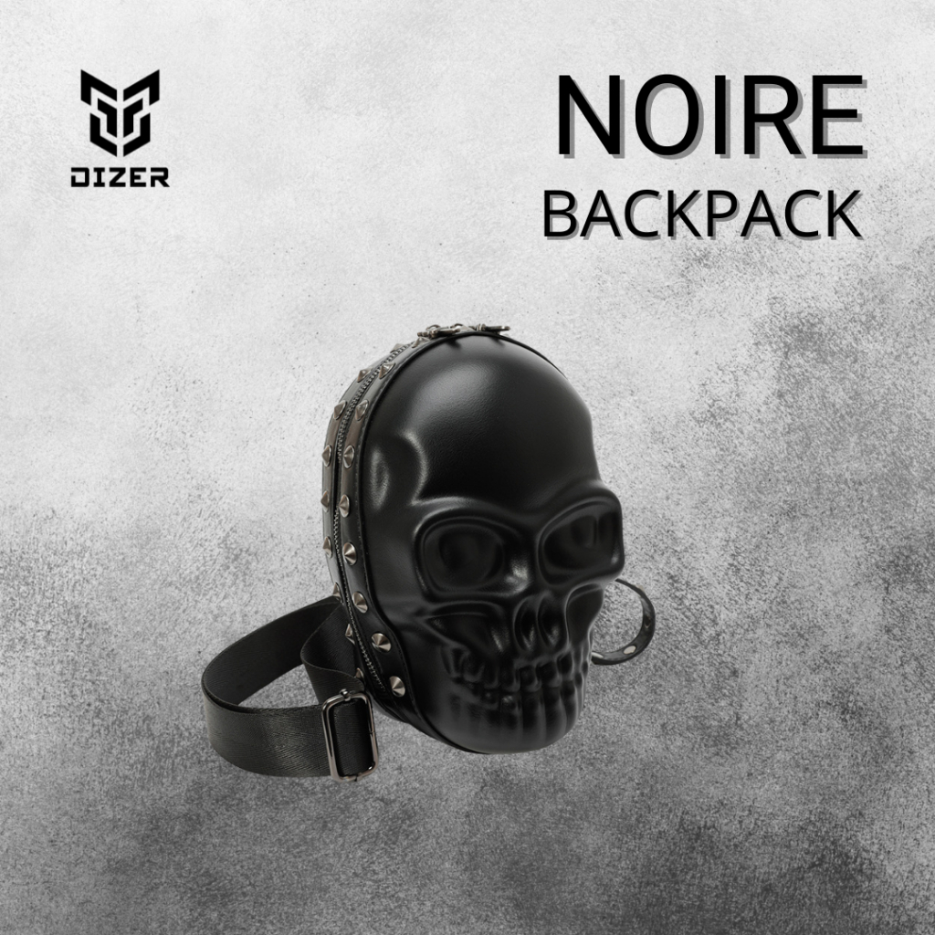 RIZER - Backpack NOIRE_ Leather Backpack_ Black