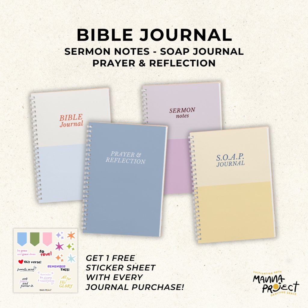 Manna Project Bible Journal Sermon Notebook SOAP Journal Reflection Prayer A5 แหวน