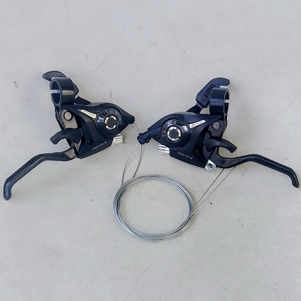 Unicycle 3 x 8 Speed Shifter เบรคสําหรับจักรยาน MTB