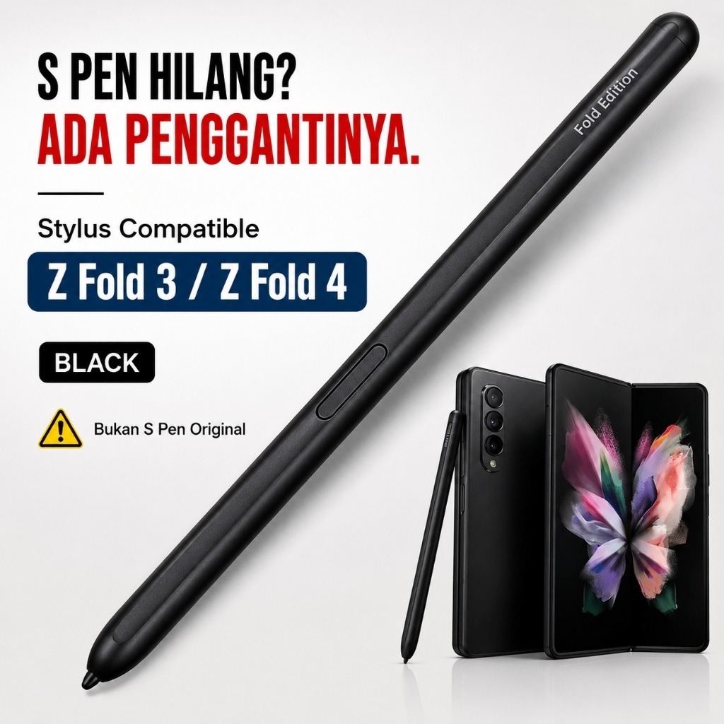 ปากกาสไตลัส S เข้ากันได้กับ Samsung Z พับ 3 & Z พับ 4 เปลี่ยนสไตลัสการปฏิเสธฝ่ามือ STY-026