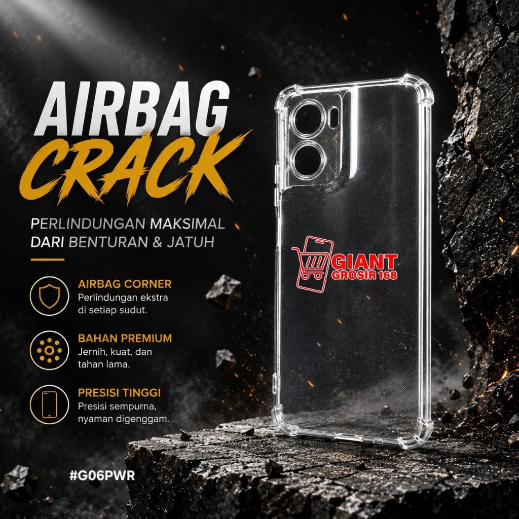 MOTO G06 POWER MOTO G45 CASE CLEAR CRACK PREMIUM CLEAR SILICONE TRANSPARENT CASING SOFT PROTECT CAME
