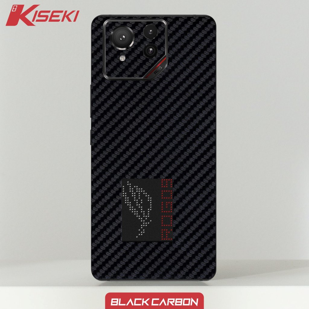 Kiseki Skin สําหรับ Rog Phone 9 Pro บนกรณีด้านหลังเท่านั้น Carbon Leather Custom Image