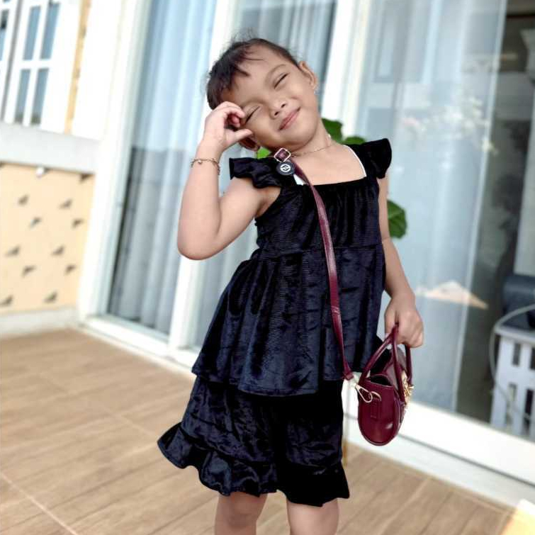 CHICHA ONE SET Velvet Kids By Dwiwarna