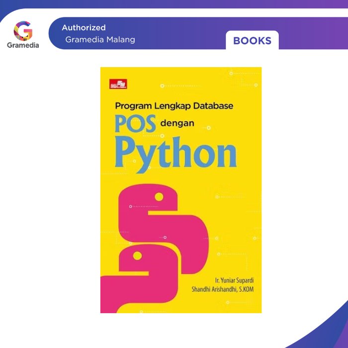 Gramedia Malang - โปรแกรม Database Pos ครบชุดพร้อม Python