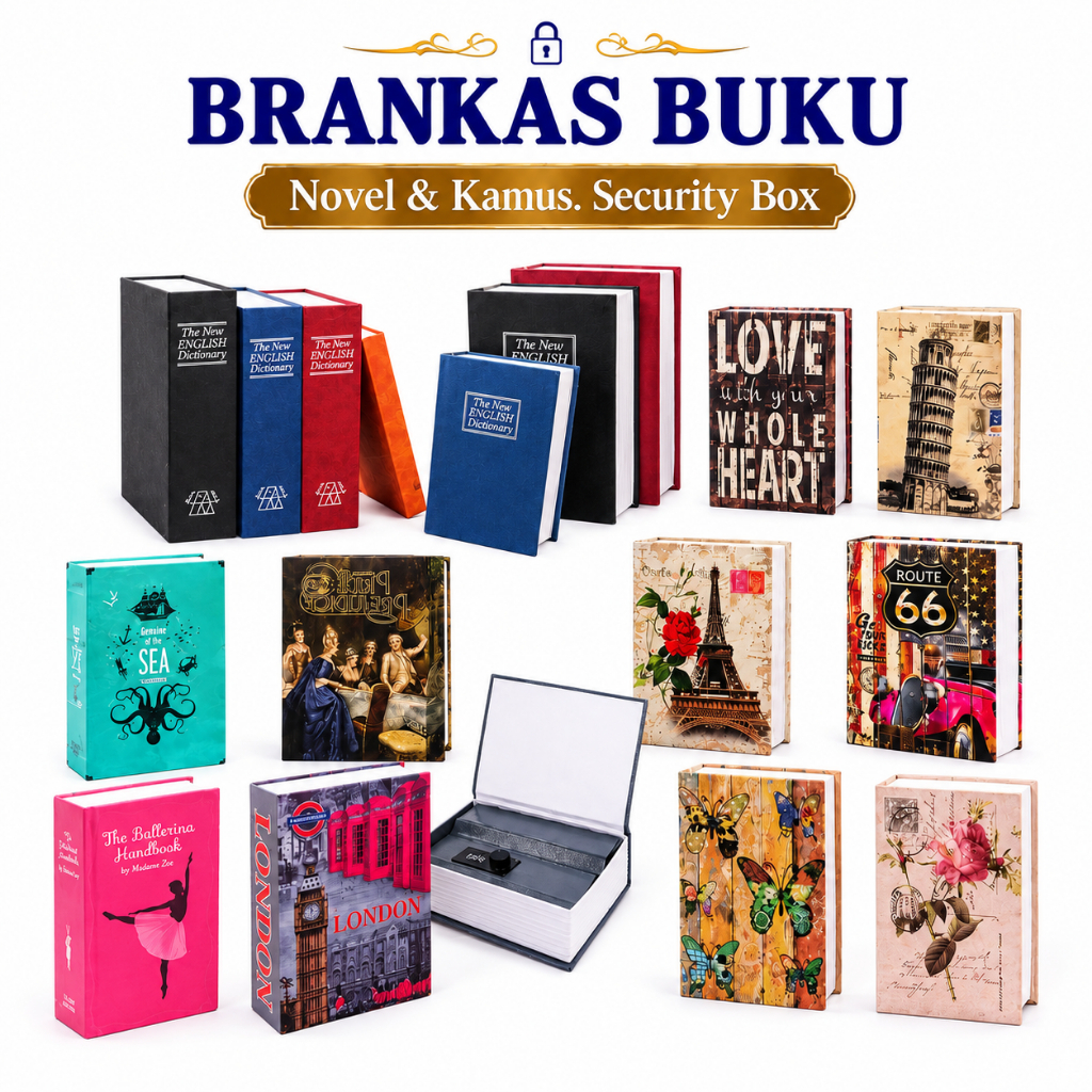TaffGUARD Mini Manual Anti-Theft Hidden Safe Security Box KB-10L พจนานุกรมหนังสือปลอดภัย