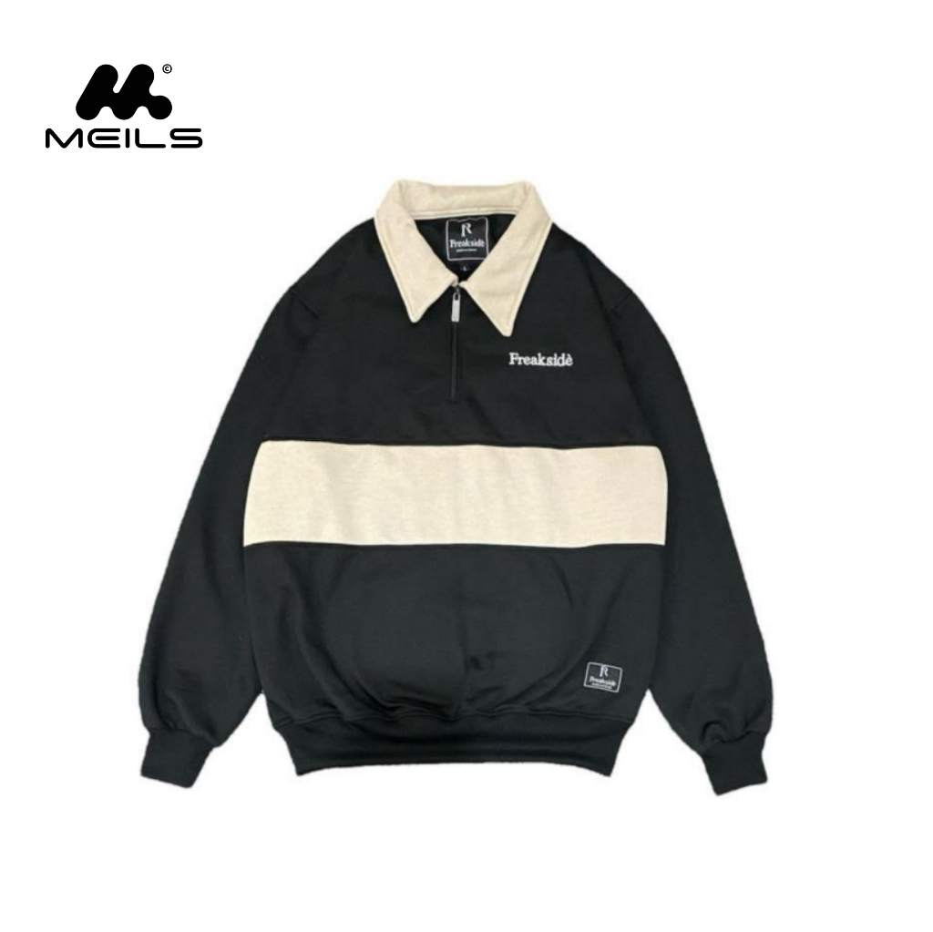 MEILS Sweashirt HalfZip Sweater Mens Womens Rugby Jacket Original