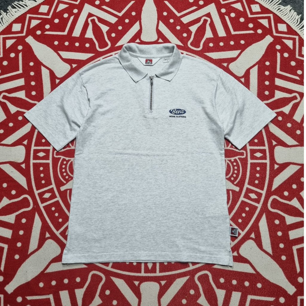 Ben Davis เสื้อโปโลครึ่งซิป