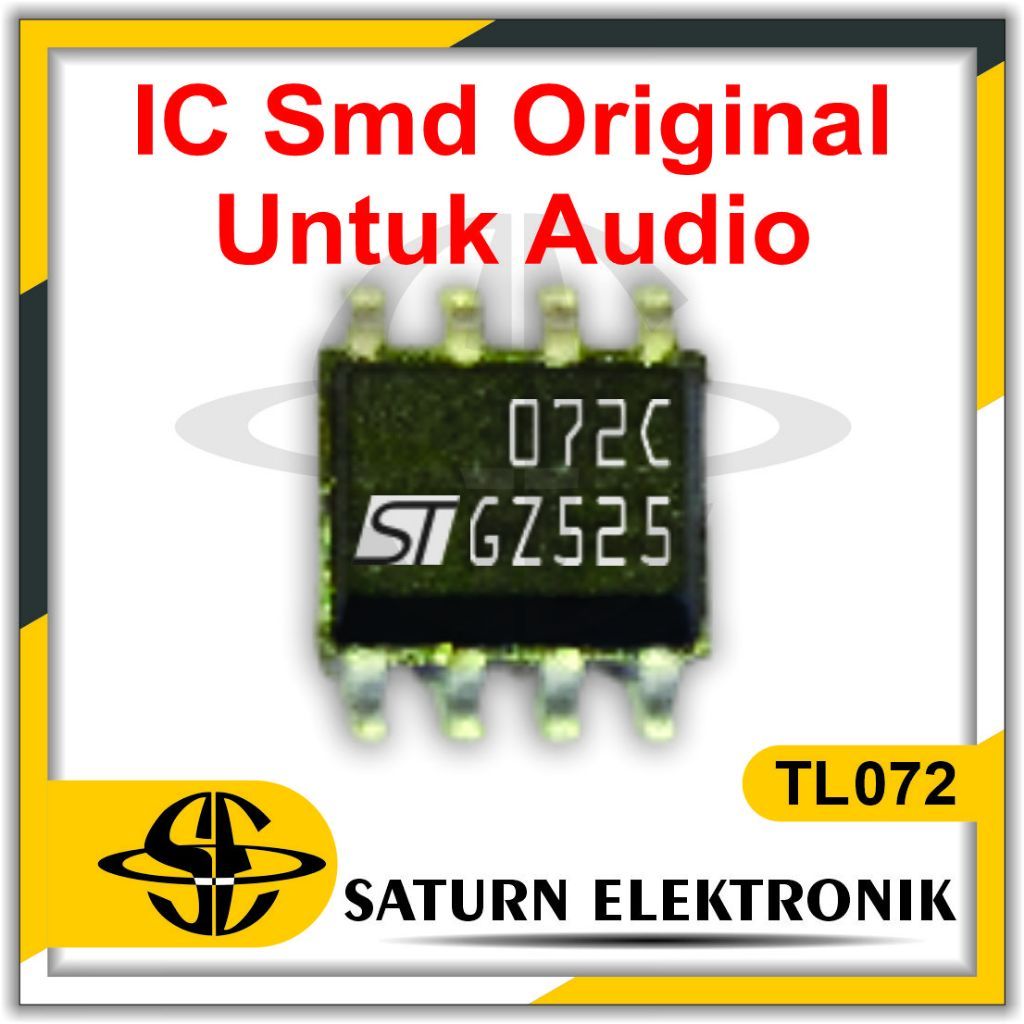 IC TL072 TL072C 072C Smd ต้นฉบับสําหรับเสียง