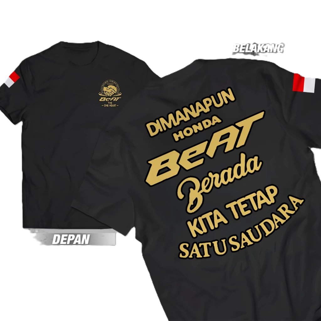 RACING BEAT THE ONE HEART WORDS เสื้อยืด Distro RACING WORDS BEAT THE ONE HEART เสื้อยืดผู้ชายและผู้