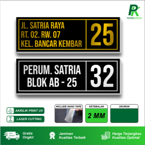 HOUSE ADDRESS NUMBER PLATE CUSTOM PLATE HOUSING NUMBER PLATE
