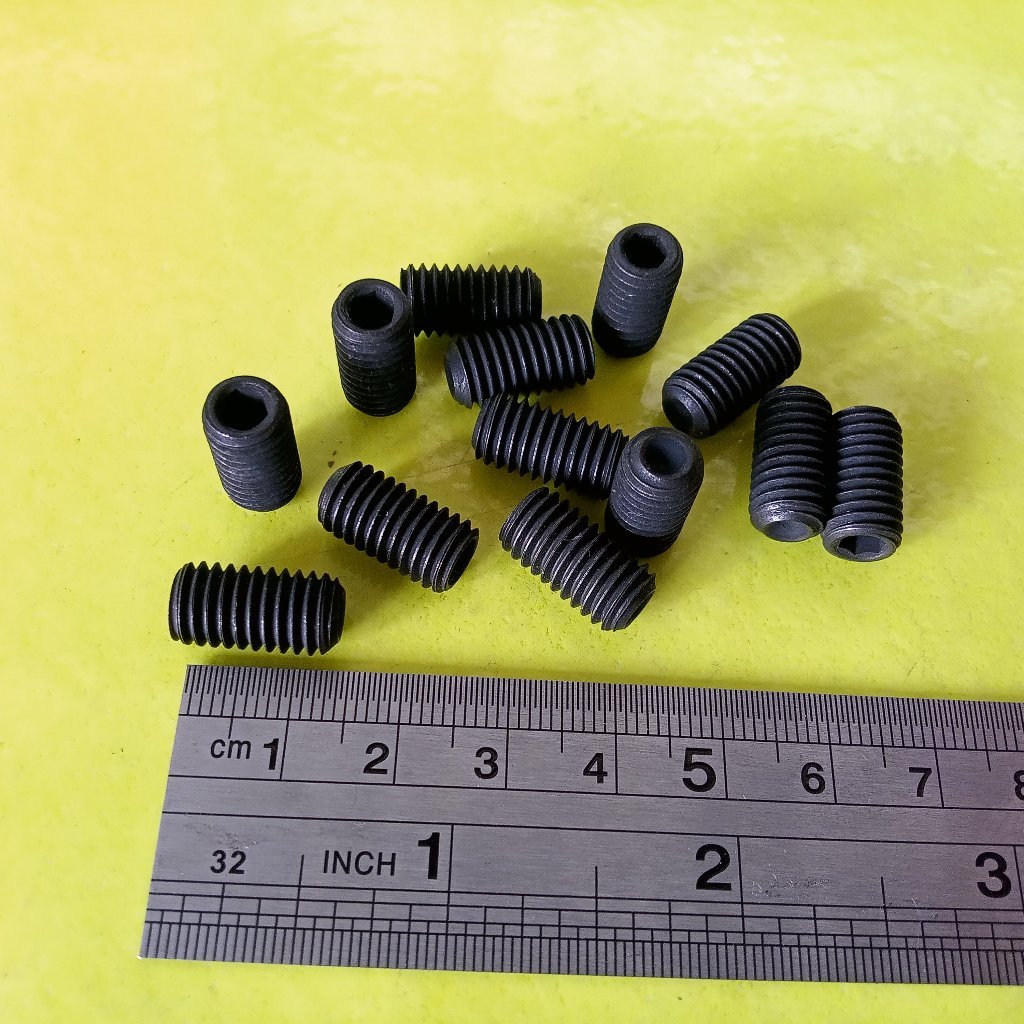 M10X15 STEEL L-BOLT L5 KEY / L 5 / M10 X 15 EMBEDDED L-BOLT / M10X15 ชุดซ็อกเก็ตเหล็กสีดํา SCREW
