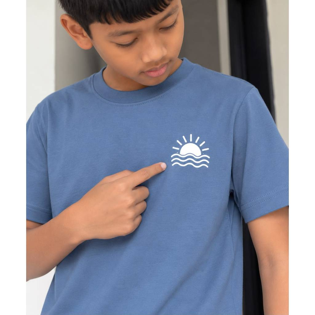 เสื้อยืด Woozoo Little Sunshine สําหรับผู้ชายและผู้หญิง - สีฟ้า