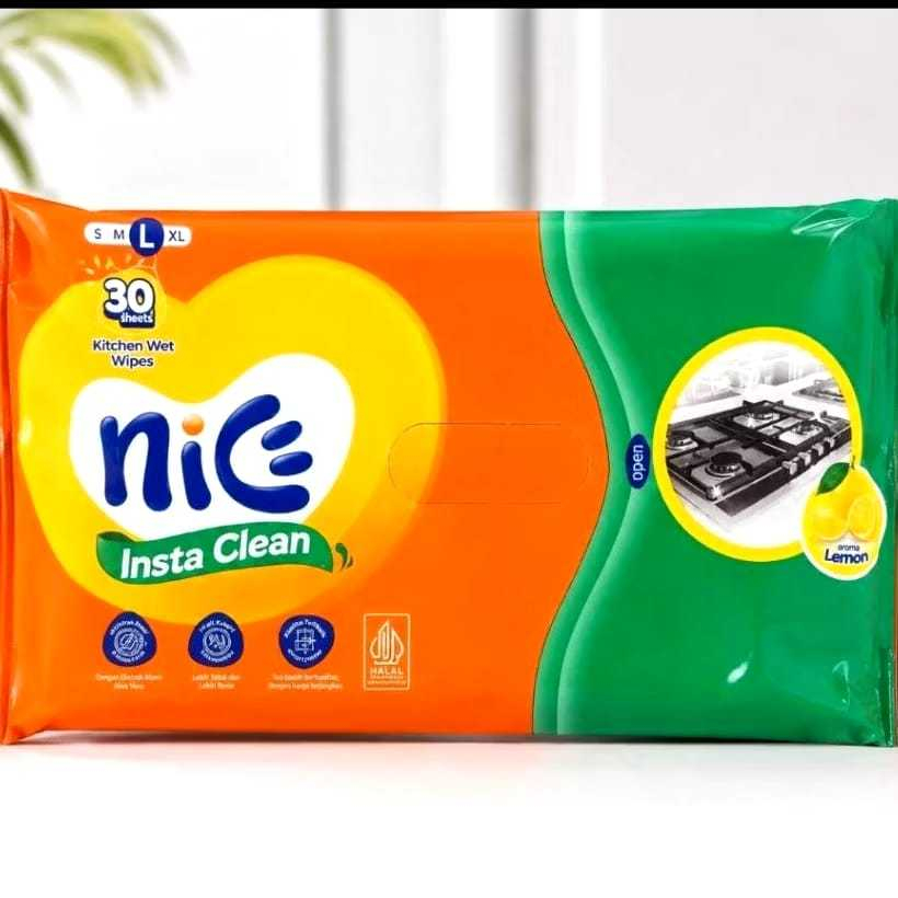 NICE KITCHEN WET KITCHEN WIPES CLEANING WET WIPES COTENTS 30S