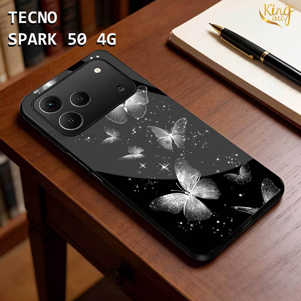HP Tecno Spark 50 4G Softcase Glass Glossy Tecno Spark 50 4Gเคสโทรศัพท์Tecno Spark 50 4Gเคสโทรศัพท์