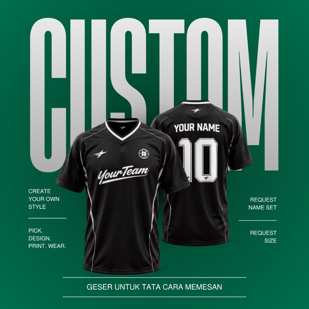 เสื้อทีมที่กําหนดเองพร้อมชื่อและหมายเลข ORDER HERE