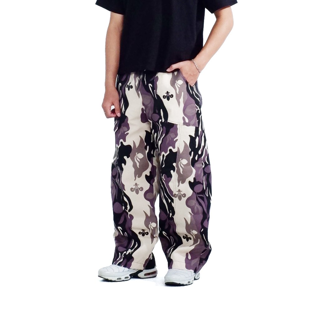Pancloth Sport Baggy Pants Camo / Camo Big Loose Pants / Camoflauge