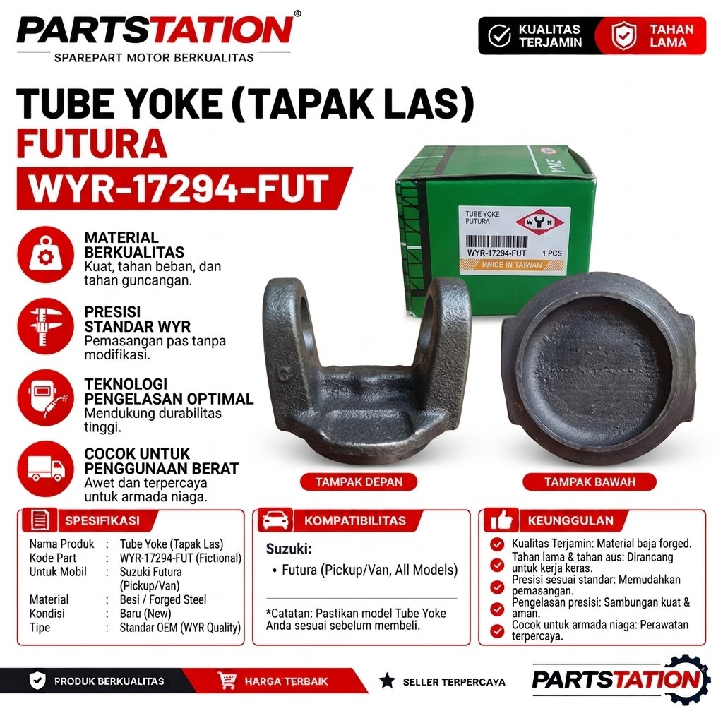 TUBE YOKE FUTURA / T120 SS / CARRY Ball Yoke / แป้นเชื่อม / หัวข้อต่อ
