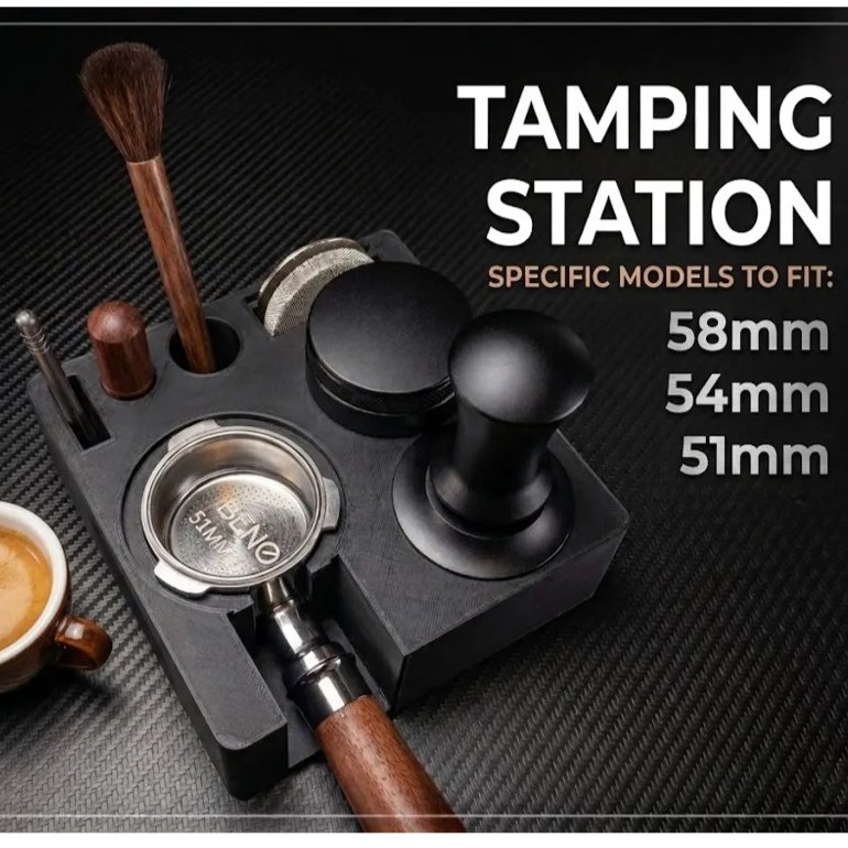 Tamping Station Espresso Holder Portafilter 51 54 58 mm Coffee Tamper Support Rack