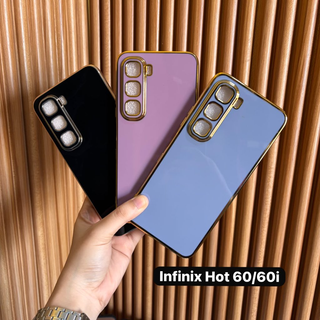 เคส HOHA สําหรับ Infinix Hot 60 / Hot 60i / Hot 60 Pro เคสพรีเมี่ยมชุบหรูหรา