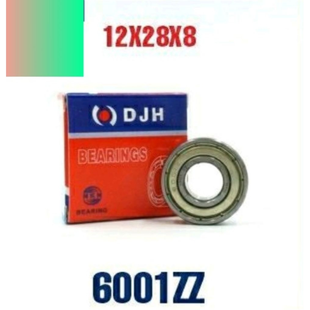 BEARING 6001ZZ IRON CAP