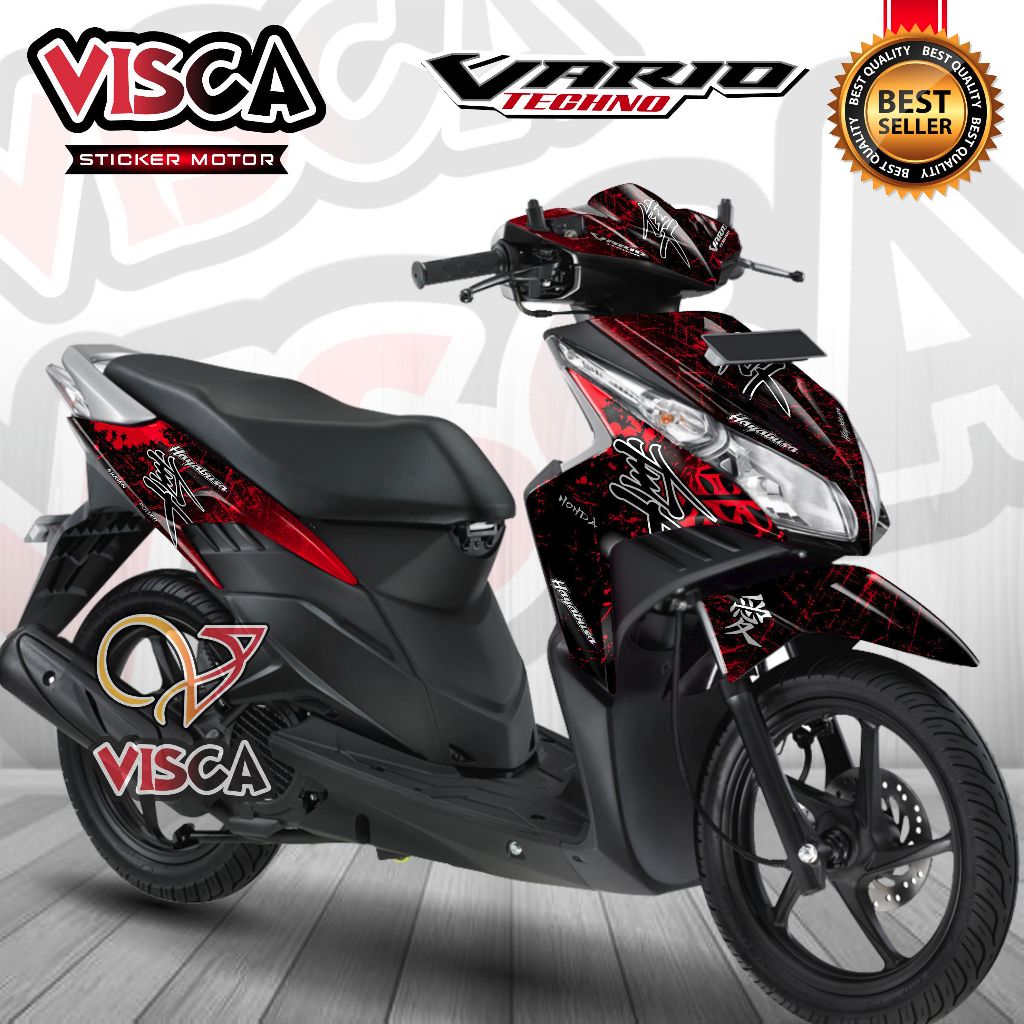 รูปลอก Vario 110 Techno Full Body สติกเกอร์ Vario 110 Techno Full Body Striping Vario 110 Techno Var