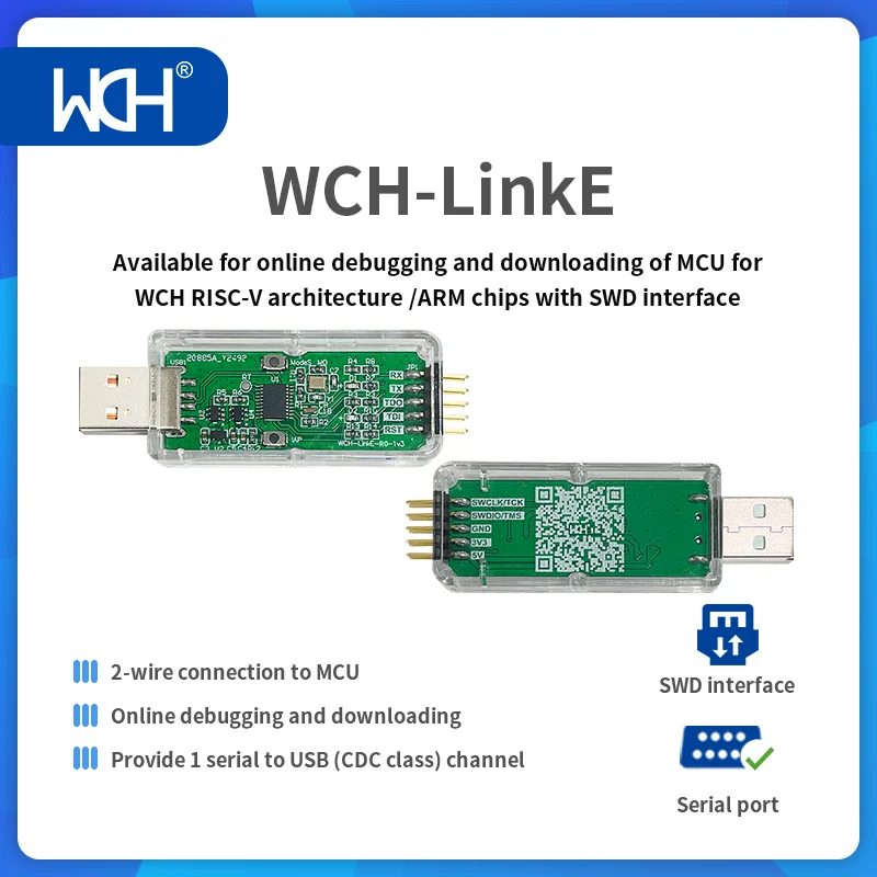 โปรแกรมดาวน์โหลด WCH-LinkE ดั้งเดิม ic Chip CH32V003 MCU Arduino