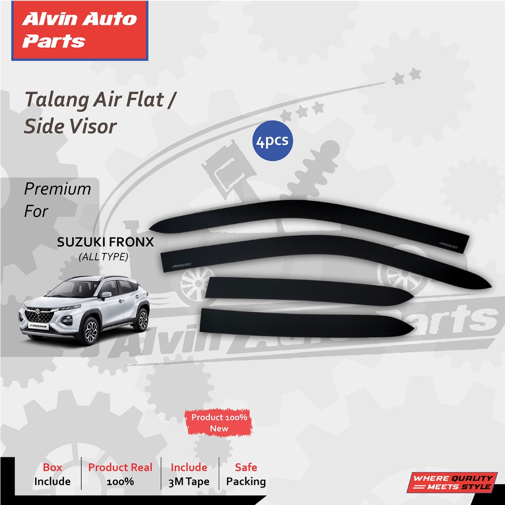 FLAT FRONX WATER GTTER / ด้านข้าง VISOR SUZUKI FRONX FLAT / อุปกรณ์เสริม SUZUKI FRONX