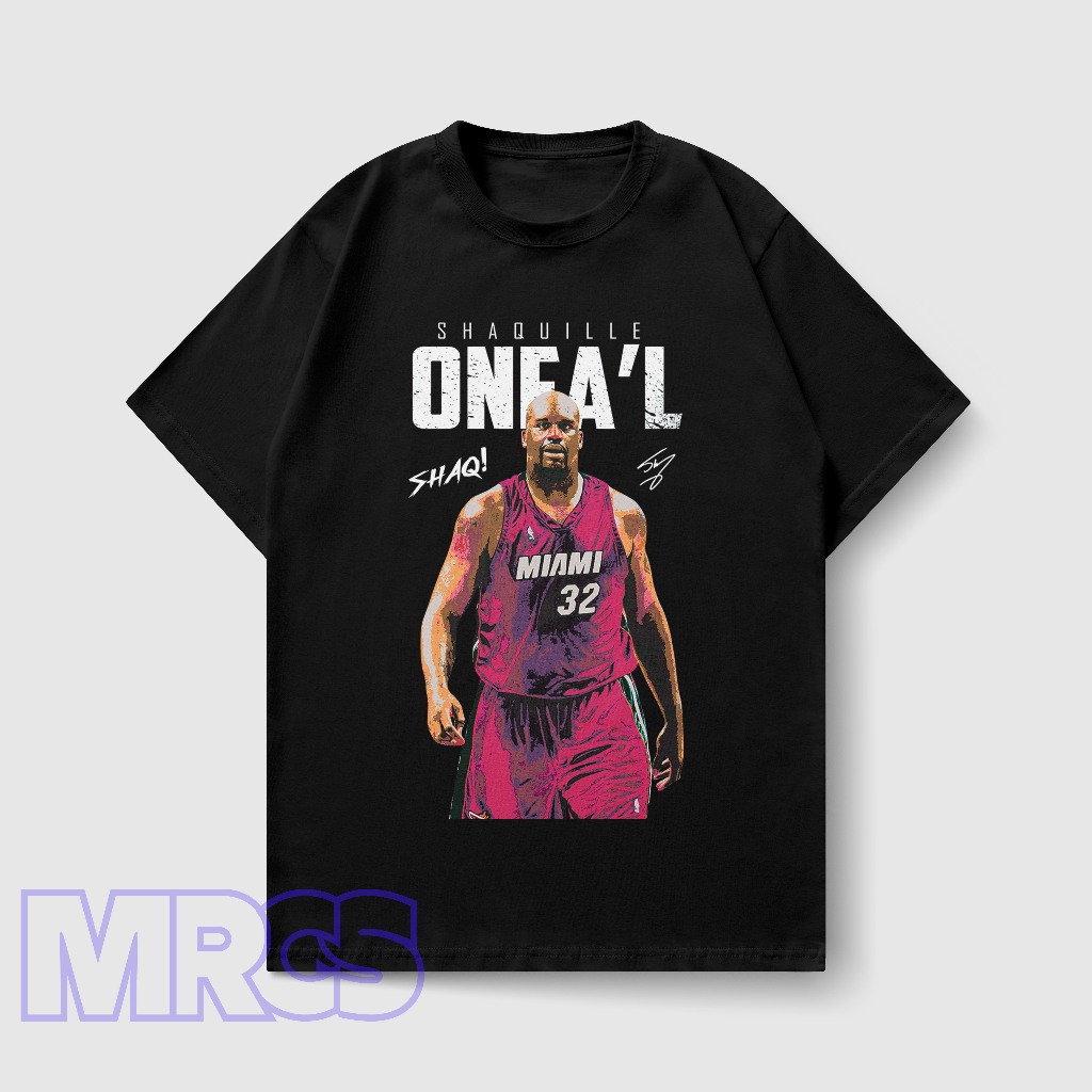 เสื้อยืด Shaquille Oneal Miami 32/MRCS Shaquille Oneal Miami 32
