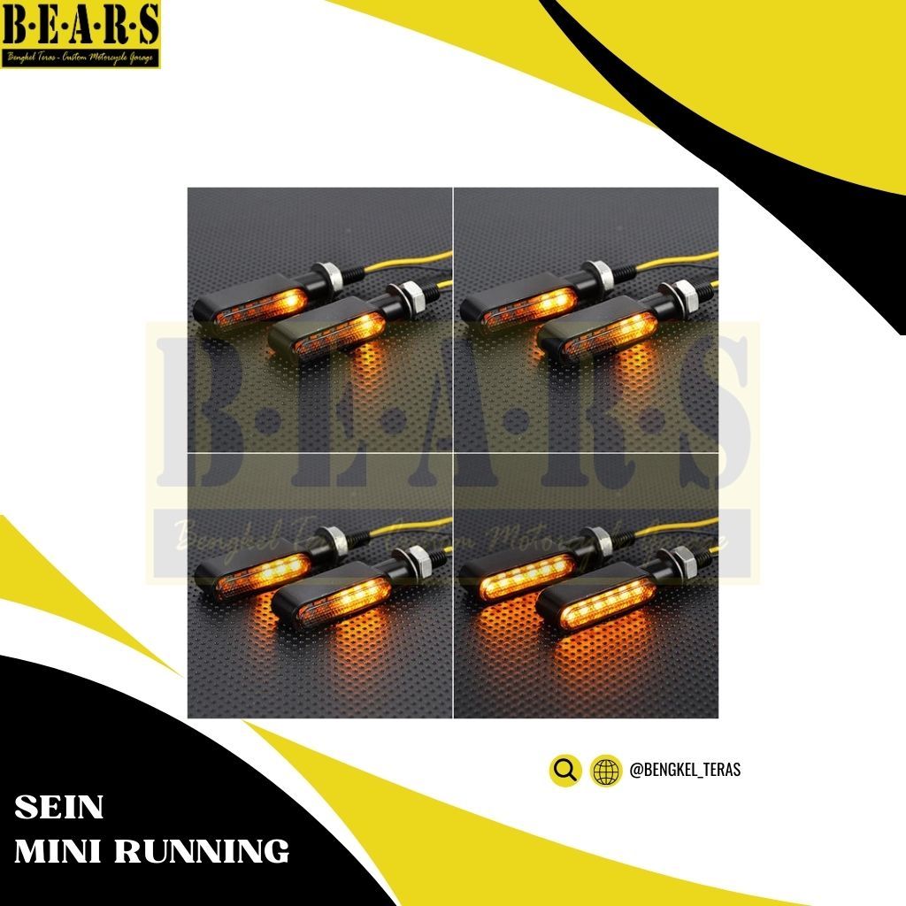 Universal ORA Kawasaki W175 Yamaha Mini Running LED ไฟเลี้ยวรถจักรยานยนต์