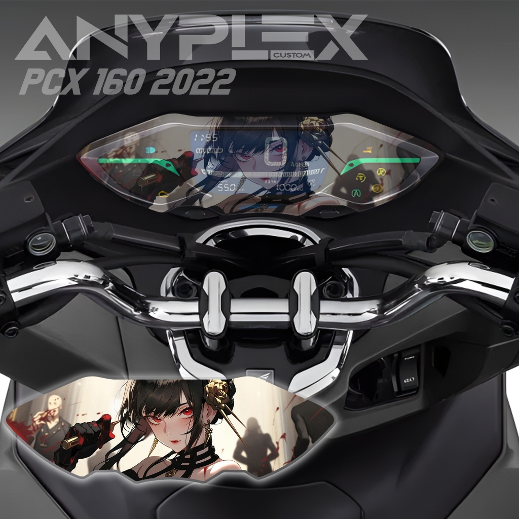 ANYPLEX PCX 160 2022 สติ๊กเกอร์เรือนไมล์ PCX 160 อะนิเมะโปร่งใส YOR SPY X FAMILY