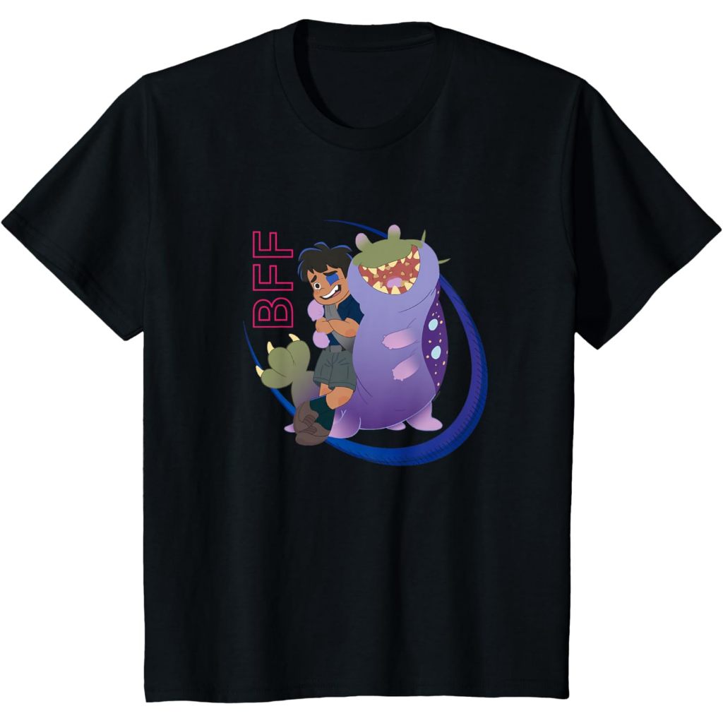 เสื้อยืด Disney และ Pixar Kids Elio และ Glordon BFF เสื้อยืด