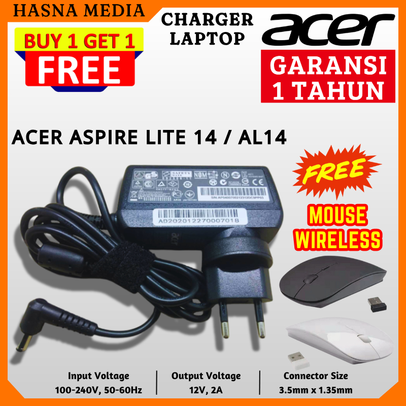 เครื่องชาร์จแท้ Acer Aspire Lite 14 / AL14