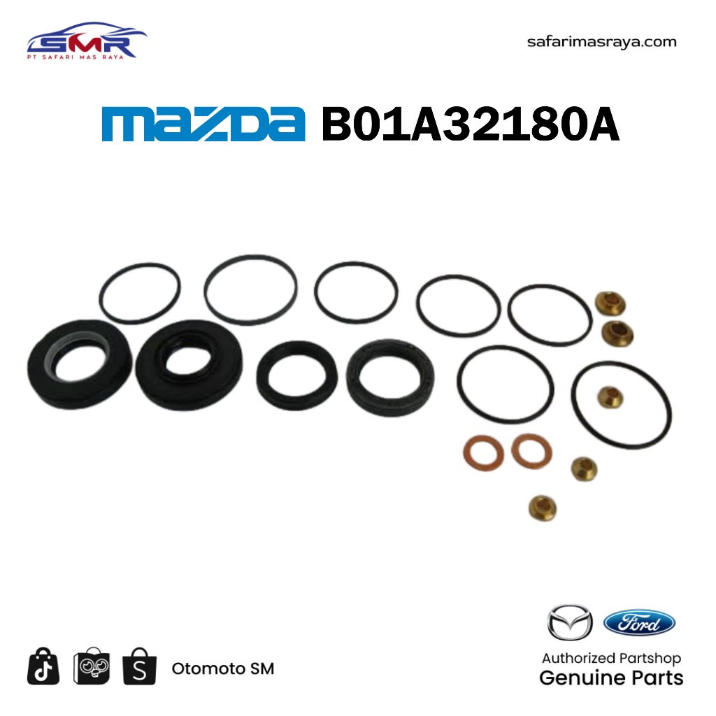 Mazda 323 Familia Original Steering Rack Seal Kit B01A32180A
