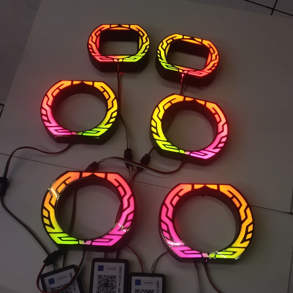 BMW SHROUD LAZY EYES MODEL WELCOME RGB / BMW Shroud 3 นิ้ว 2.5 นิ้ว 1.5 นิ้ว