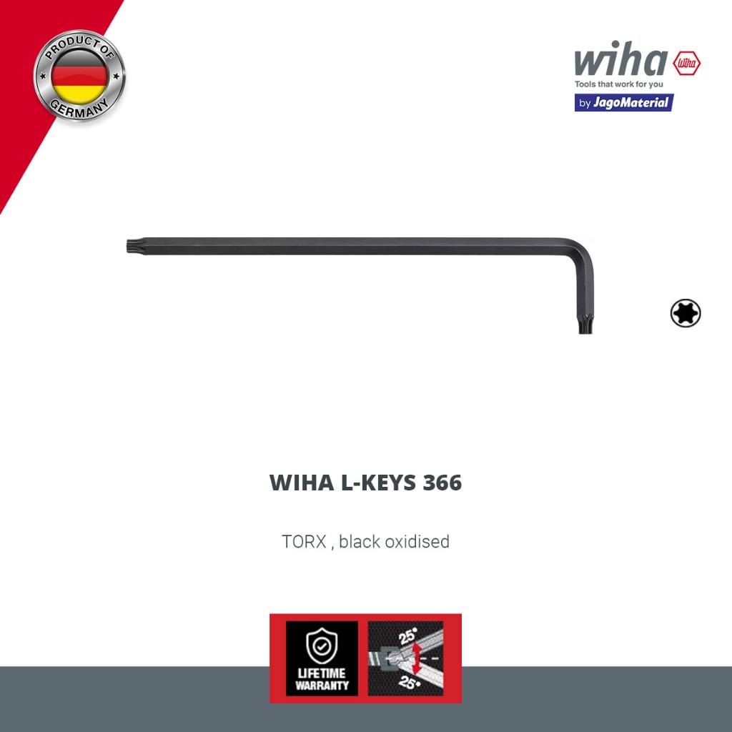 Wiha L-Keys 366 - คีย์ Torx L