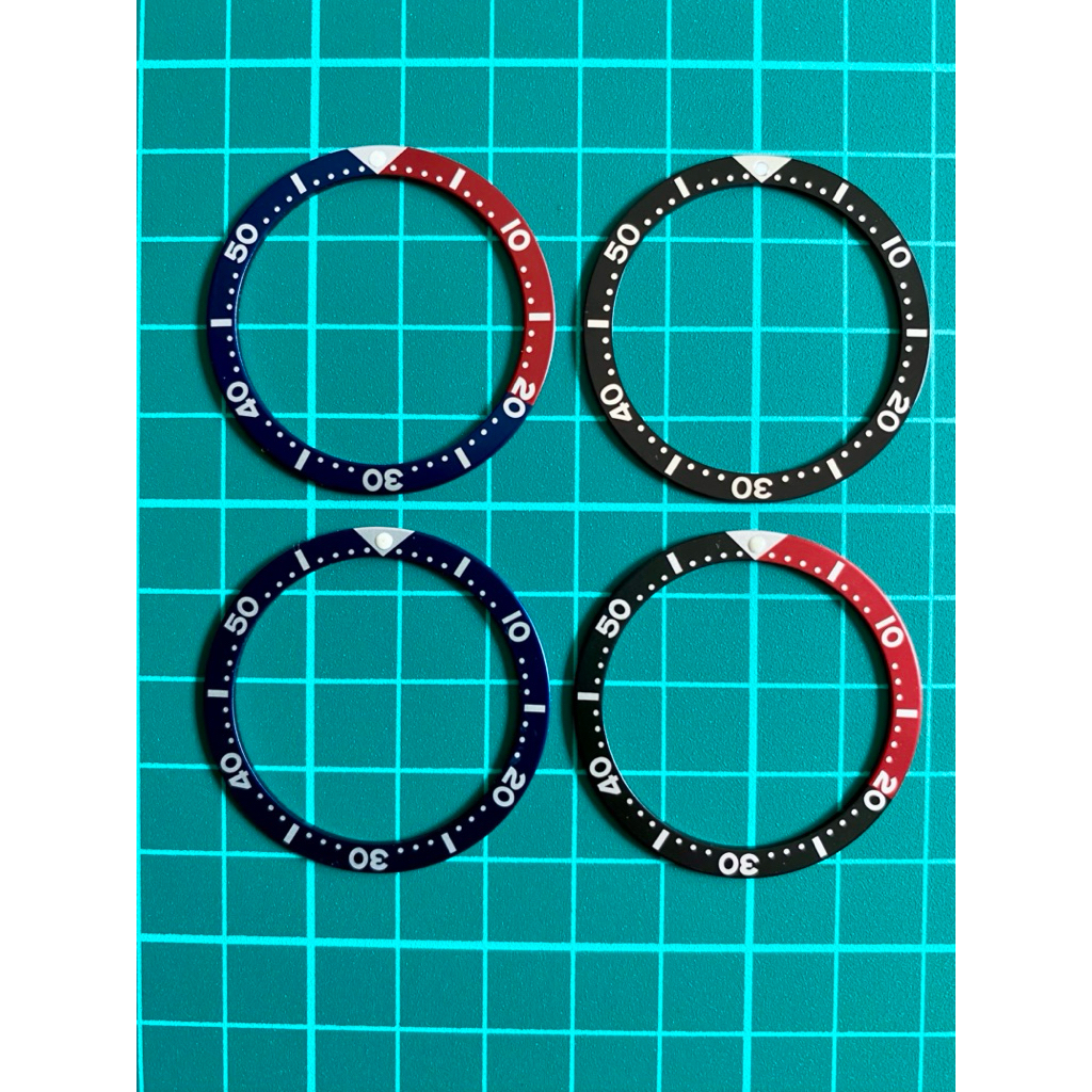 Seiko 39mm เต่า padi bezel ใส่ 6105 6309 SNZF17 SNZF15 ข้าวดําน้ํา prospex