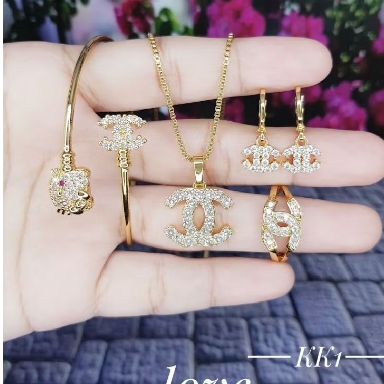 Xuping Beautiful Gold ชุดเครื่องประดับผู้หญิง Rt002