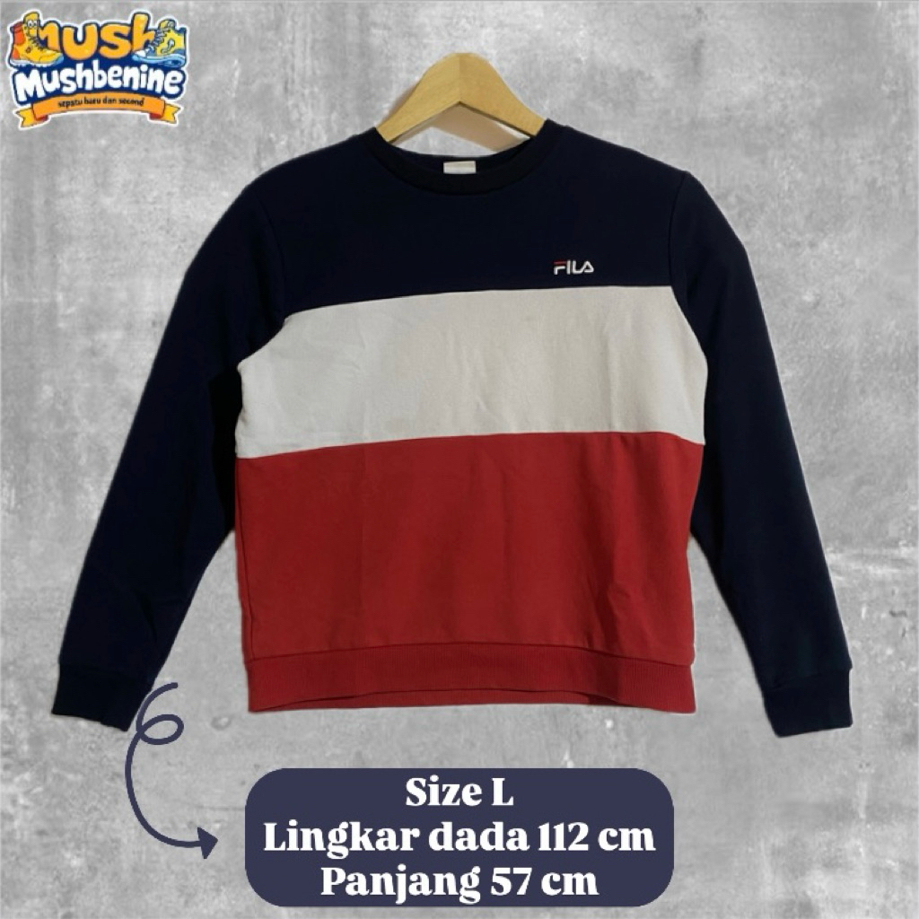 Mushbenine - CREWNECK FlL4 Size L LD 112 P 57 (รหัส Cr-301)