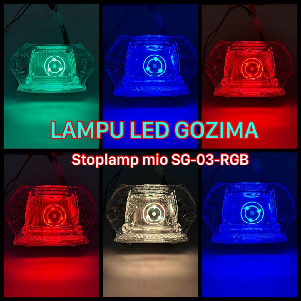 Stoplamp หลอดไฟหยุด Mio sporty Mio smile รุ่น Sharigan SG-03 Anime Naruto ครบชุด