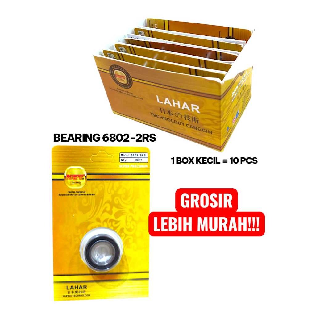 BEARING / LAHAR 6802-2RS NGY GOLD