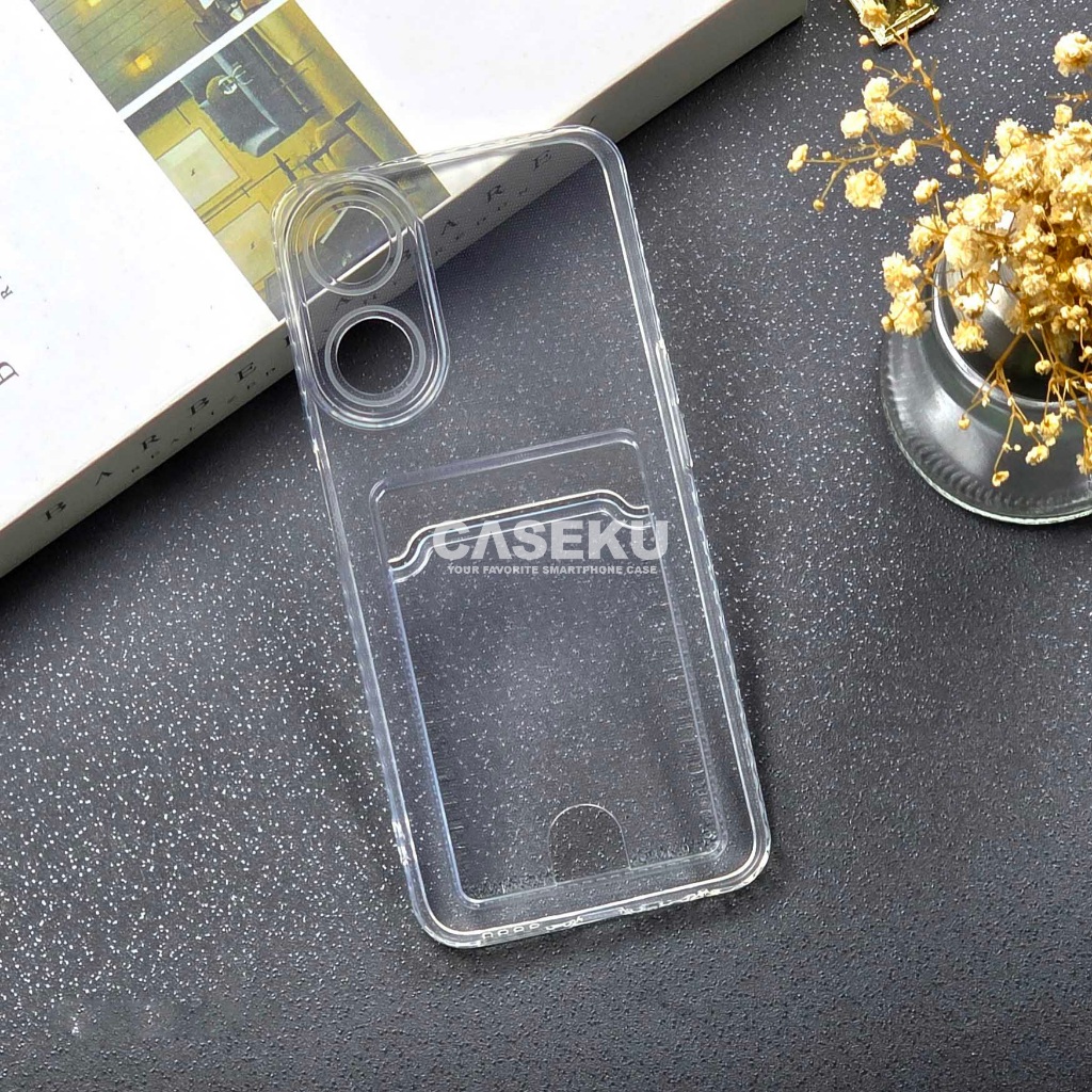Oppo A17 Oppo A12 Oppo A78 4G Oppo A78 5G Oppo A79 5G Oppo A98 5G Oppo A1K Card Case Clear/Clear Car