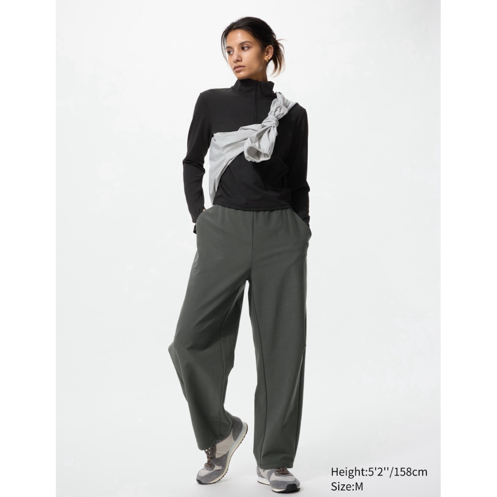 UNIQLO WOMEN Curve Stretch Jersey Pants