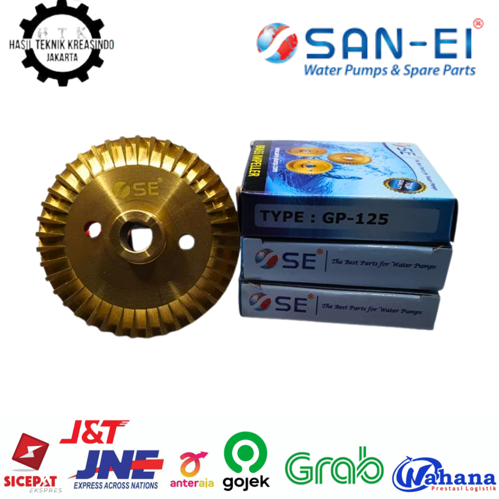 BRASS IMPELLER FAN (SAN-EI) GP-125 | IMPELLER AS 9MM