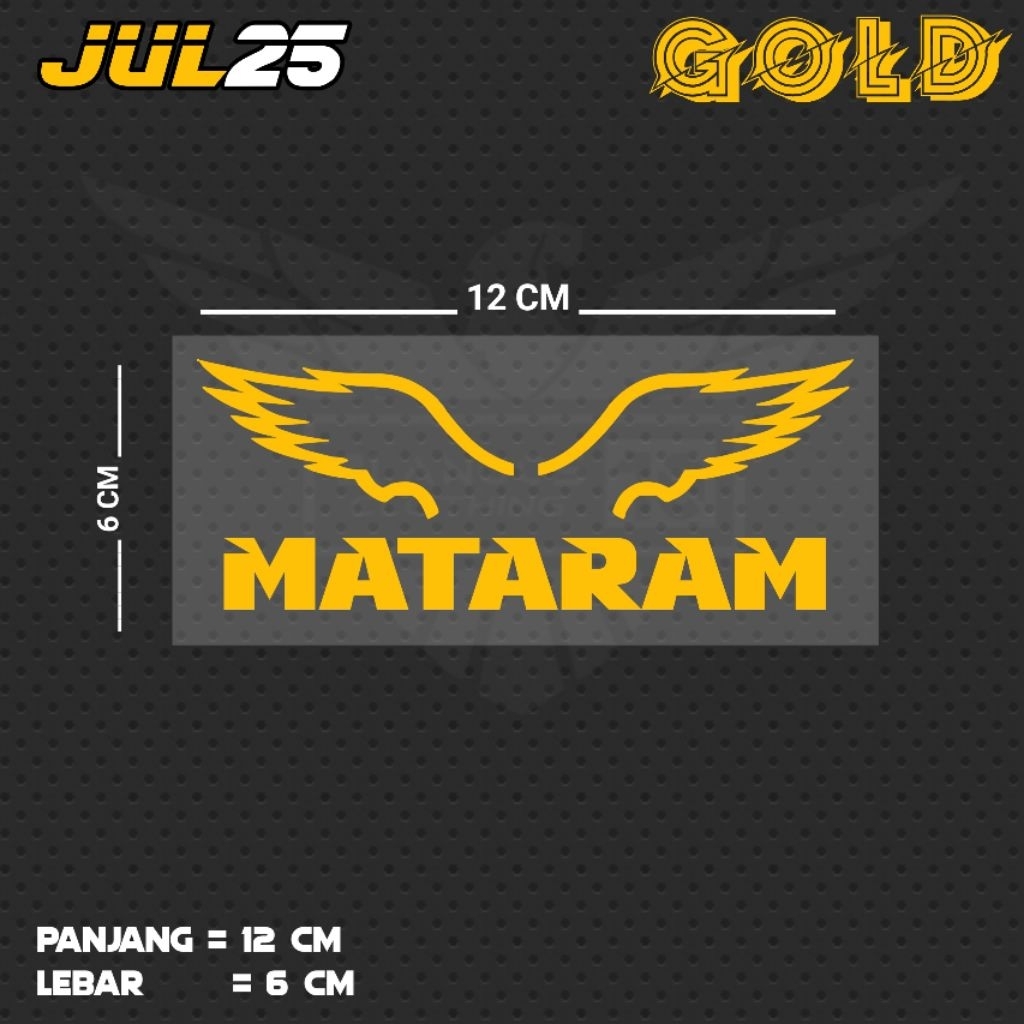 MATARAM / JUL25 NTB CUTTING STICKER